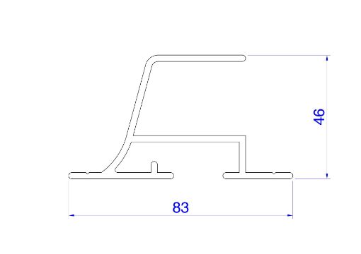 Immagine di AL161 Profilo binario posteriore