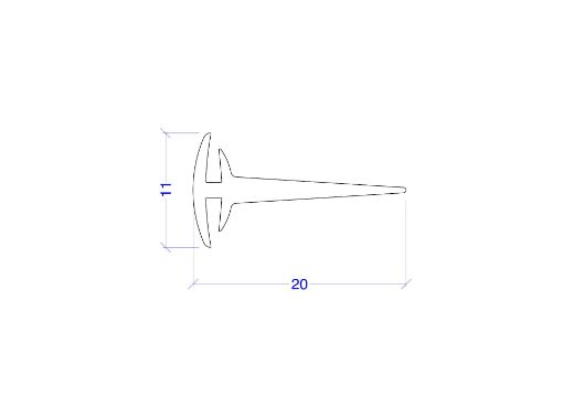 Picture of RB100 Gasket for TAF/Swing doors